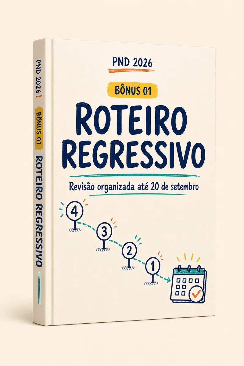 Capa do bônus Roteiro Regressivo PND 2026